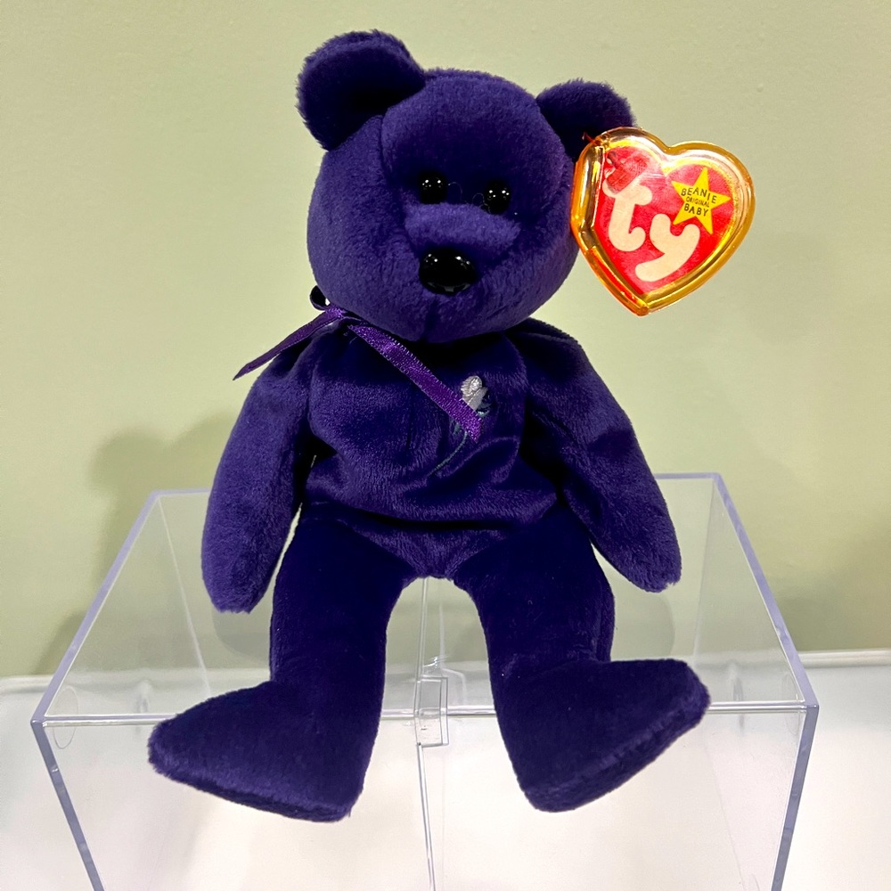 1997 Ty Beanie Baby | Princess the Bear – Mint Condition, Original Tags